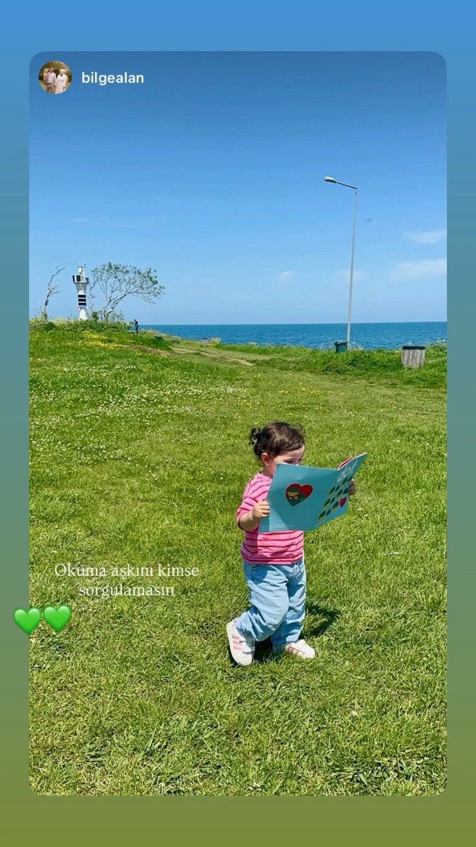Kırda DOT okuyan çocuk